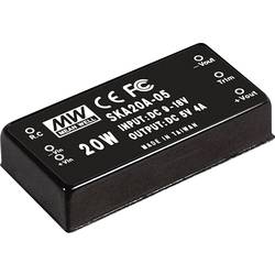 MW Mean Well SKA20A-12 DC/DC měnič napětí 19.2 W Počet výstupů: 1 x Obsah 1 ks