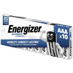 Energizer Ultimate FR03 mikrotužková baterie AAA lithiová 1250 mAh 1.5 V 10 ks
