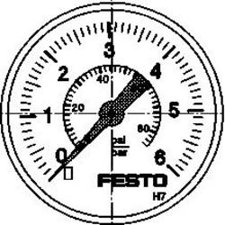 FESTO manometr 183899 MA-40-6-G1/4-EN 0 do 6 bar 1 ks