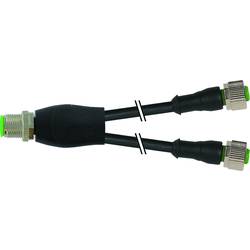 Murrelektronik 7000-40725-6350100 rozdělovač a adaptér pro senzory - aktory M12 x 1 zásuvka, rovná, zásuvka, rovná 1.00 m Počet pólů: 5 1 ks