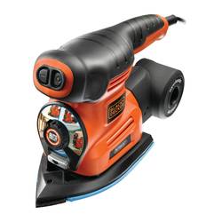 Black & Decker KA280 multifunkční bruska, 220 W, 100 x 165 mm, Ø 125 mm, KA280-QS