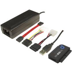 LogiLink pevný disk adaptér [1x USB 2.0 zástrčka A - 1x SATA zástrčka 7-pólová, IDE zásuvka 40pólová, IDE zásuvka 44-pólová] Adapter 1.20 m