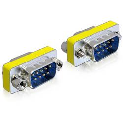 Delock 65009 VGA adaptér [1x D-SUB zástrčka 9pólová - 1x D-SUB zástrčka 9pólová] stříbrná
