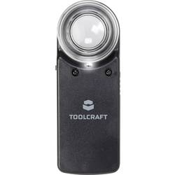 TOOLCRAFT 1303080 ruční lupa s LED osvětlením , zvětšení: 15 x, Velikost objektivu: (Ø) 20 mm