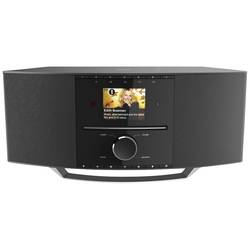 Hama 00054250 stolní rádio, internetové, DAB+, DAB, FM, Bluetooth, CD, USB, Wi-Fi, internet, černá, 2x 20 W