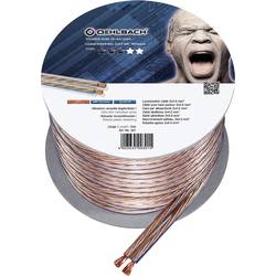 Oehlbach 301 reproduktorový kabel 2 x 4 mm² transparentní 10 m