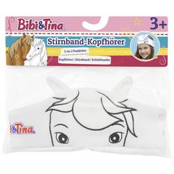 Technaxx Bibi&Tina sluchátka On Ear kabelová bílá omezení hlasitosti, čelový pásek dětské