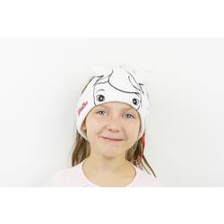 Technaxx Bibi&Tina sluchátka On Ear kabelová bílá omezení hlasitosti, čelový pásek dětské