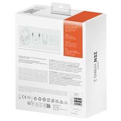 Creative Zen Hybrid 2 Headset otevřená (On Ear) Bluetooth® stereo krémová regulace hlasitosti, Vypnutí zvuku mikrofonu