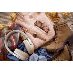 Creative Zen Hybrid 2 Headset otevřená (On Ear) Bluetooth® stereo krémová regulace hlasitosti, Vypnutí zvuku mikrofonu