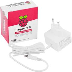 Raspberry Pi® RPI-PS45W zásuvkový napájecí adaptér, stálé napětí Vhodné pro (vývojové sady): Raspberry Pi® Výstupní proud (max.) 5000 mA 1 x USB-C® zástrčka