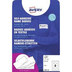 Avery-Zweckform L4881-20 štítek se jménem Kennzeichnungsetiketten (š x v) 65 mm x 65 mm 160 ks