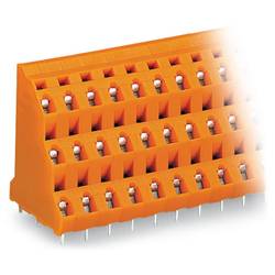 WAGO 737-603 Třípatrové svorky 2.50 mm² Pólů 9 oranžová 48 ks
