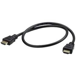 ATEN HDMI kabel Zástrčka HDMI-A, Zástrčka HDMI-A 0.60 m černá 2L-7DA6H 4K UHD, stíněný HDMI kabel