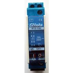 Eltako R12-110-12V DC spínací relé , 12 V, 8 A, 1 spínací kontakt, 1 rozpínací kontakt, 1 ks