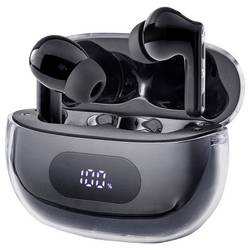 Intenso Buds Plus T310AE schwarz Headset do uší (In Ear) Bluetooth® stereo černá Potlačení hluku Nabíjecí pouzdro, Indikátor nabití, dotykové ovládání mobil