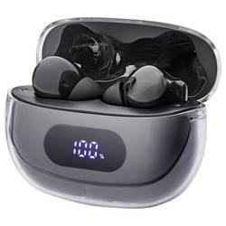 Intenso Buds Plus T310AE schwarz Headset do uší (In Ear) Bluetooth® stereo černá Potlačení hluku Nabíjecí pouzdro, Indikátor nabití, dotykové ovládání mobil