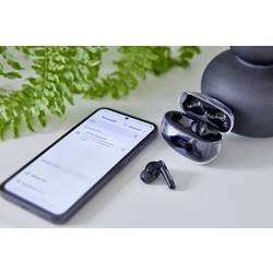 Intenso Buds Plus T310AE schwarz Headset do uší (In Ear) Bluetooth® stereo černá Potlačení hluku Nabíjecí pouzdro, Indikátor nabití, dotykové ovládání mobil