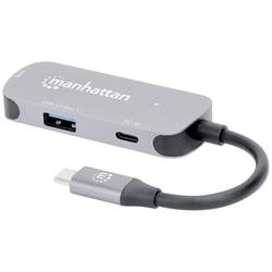 Manhattan USB-C® dokovací stanice USB-C auf HDMI 3-in-1 Docking-Konverter Vhodné pro značky (dokovací stanice pro notebook): univerzální napájení USB-C®
