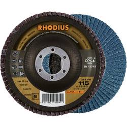 Rhodius 202652 LSZ F2 vějířovitý brusný kotouč nerezová ocel, ocel 10 ks