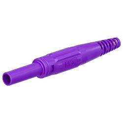 Stäubli XK-410 zdířka pro banánek zásuvka, rovná Ø pin: 4 mm fialová 1 ks