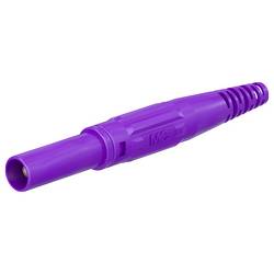 Stäubli XL-410 laboratorní zástrčka zástrčka, rovná Ø pin: 4 mm fialová 1 ks