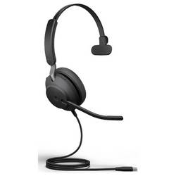 Jabra Evolve2 40 SE USB C/A MS Mono Sluchátka On Ear kabelová, 24189-899-799, černá