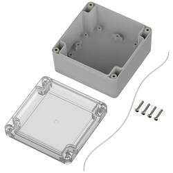 TRU COMPONENTS TC-10860524 univerzální pouzdro 105 x 105 x 60.10 ABS-PC světle šedá 1 ks
