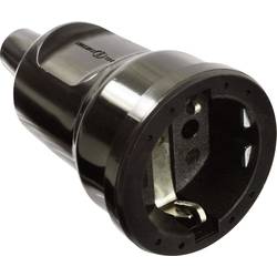 AS Schwabe 62225 zásuvka PVC 230 V černá IP20