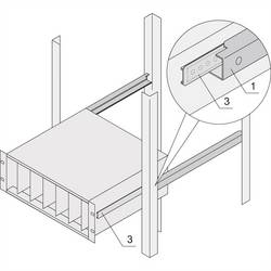 Schroff 24562458 19 palec lišty pro datové skříně