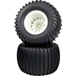 Absima 1:10 monster truck kompletní kola Sand bílá 2 ks