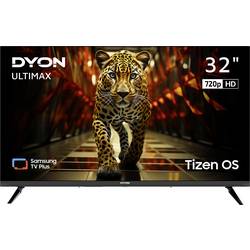 Dyon Ultimax 32H-TI-W LED TV 80 cm 32 palec Energetická třída (EEK2021) F (A - G) DVB-C, DVB-S2, DVB-T, DVB-T2, HD ready, Smart TV, WLAN černá