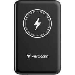 Verbatim Charge n Go Magnetic Wireless powerbanka Li-Pol, 10000 mAh, Rychlé nabíjení, Quick Charge 3.0, Power Delivery 3.0, Adaptivní rychlé nabíjení, USB-C®,