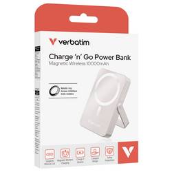 Verbatim Charge n Go powerbanka Li-Pol, 10000 mAh, Power Delivery 3.0, QC 3.0, USB-C®, růžová