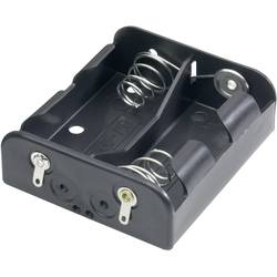 Goobay 45834 bateriový držák 2x Malé mono pájený konektor (d x š x v) 62 x 56 x 23 mm