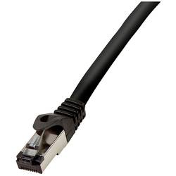 LogiLink CQ8103S RJ45 CAT 8.1 S/FTP 15.00 m černá stínění pletivem, bez halogenů 1 ks