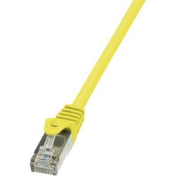 LogiLink CP1087S RJ45 síťové kabely, propojovací kabely CAT 5e F/UTP 7.50 m žlutá s ochranou 1 ks