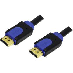 LogiLink HDMI kabel Zástrčka HDMI-A, Zástrčka HDMI-A 2.00 m černá CHB1102 4K UHD HDMI kabel