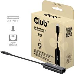 club3D CAC-2530 adaptér [1x USB-C® 5 Gb/s - 1x RJ45 zásuvka] černá 24.5 cm