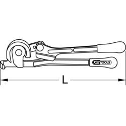 KS Tools 120.1000 Miniohýbačka trubek 10 mm