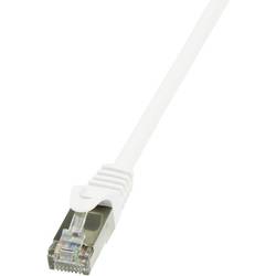 LogiLink CP2051S RJ45 síťové kabely, propojovací kabely CAT 6 F/UTP 2.00 m bílá s ochranou 1 ks