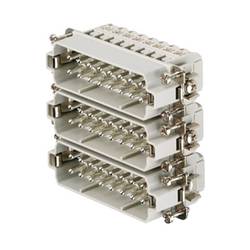 HDC insert, Male, 250 V, 16 A, No. of poles: 16, Screw connection, Size: 5