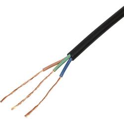 TRU COMPONENTS TC-13389180 kabel s gumovou izolací H05RN-F 3 G 0.75 mm² černá 50 m