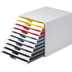 Durable VARICOLOR® MIX 10 763027 box se zásuvkami bílá DIN A4 Počet zásuvek: 10