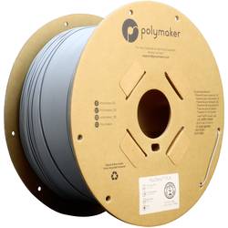 Polymaker PA04009 Regular vlákno pro 3D tiskárny PLA plast Nižší obsah plastů, Matná 1.75 mm 3000 g Fosilní šedá PolyTerra™ 1 ks
