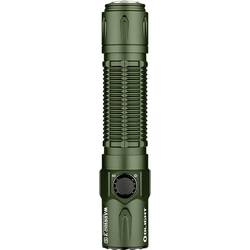 OLight Warrior 3S green LED kapesní svítilna, IPX8 (vodotěsné), s klipem na opasek, s brašnou, s režimem stroboskopu, napájeno akumulátorem, 2300 lm, 176 g
