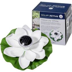 FIAP 3206 SOLAR ACTIVE WaterLily White solární dekorativní osvětlení LED pevně vestavěné LED bílá