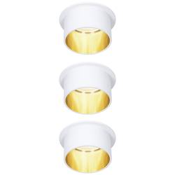 Paulmann 93381 Gil LED vestavné svítidlo, LED, pevně vestavěné LED, 19.5 W, bílá (matná), zlatá