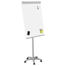 Rocada flipchart 616K (š x v) 1860 mm x 640 mm bílá omyvatelný, popisovatelný, vč. odkládací poličky, magnetický R616102