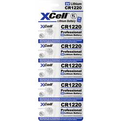 XCell knoflíkový článek CR 1220 3 V 5 ks 40 mAh lithiová CR1220-B5
